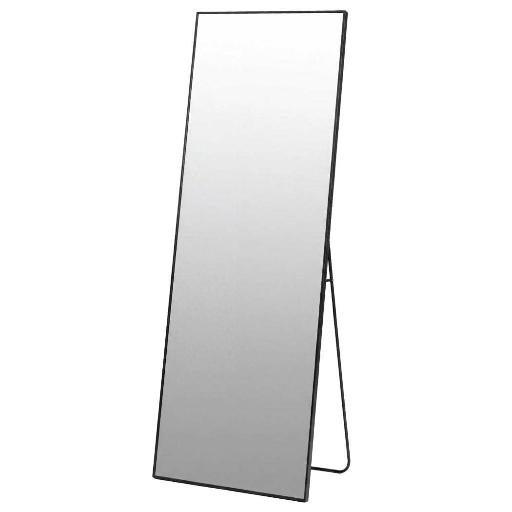 Full Length Mirror 165x60cm Black Floor Wall | Simpledeals