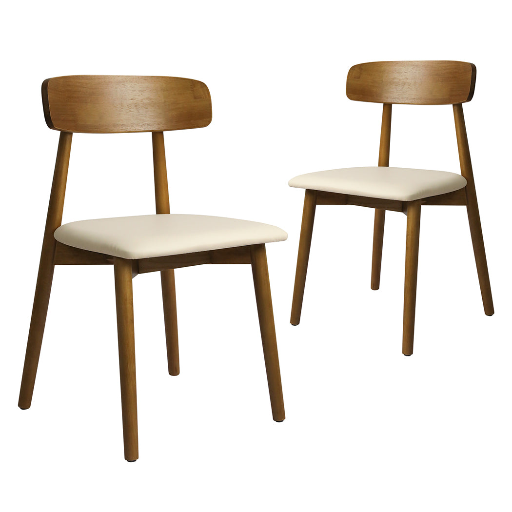Walnut chair 41x49x80cm, side view