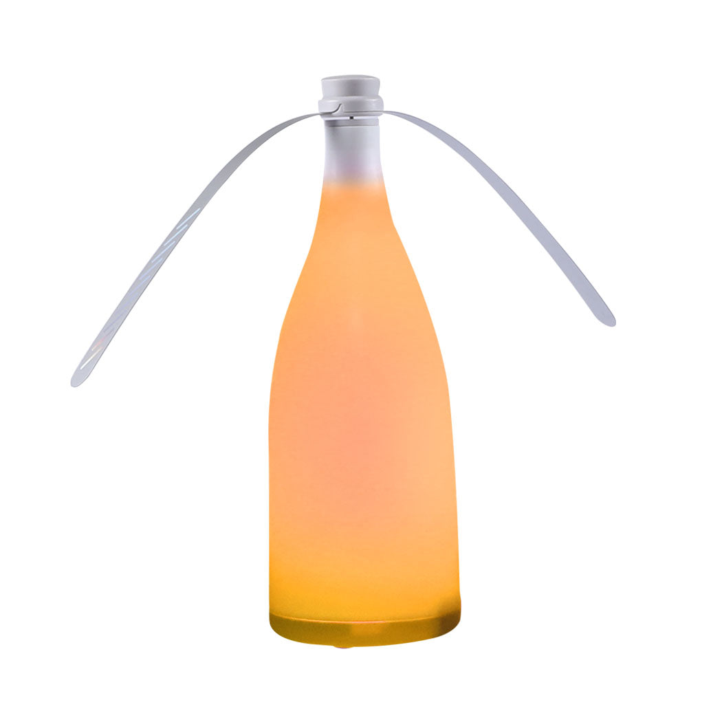 SC2 id - LED Repellent Fly Fan Entertaining Orange