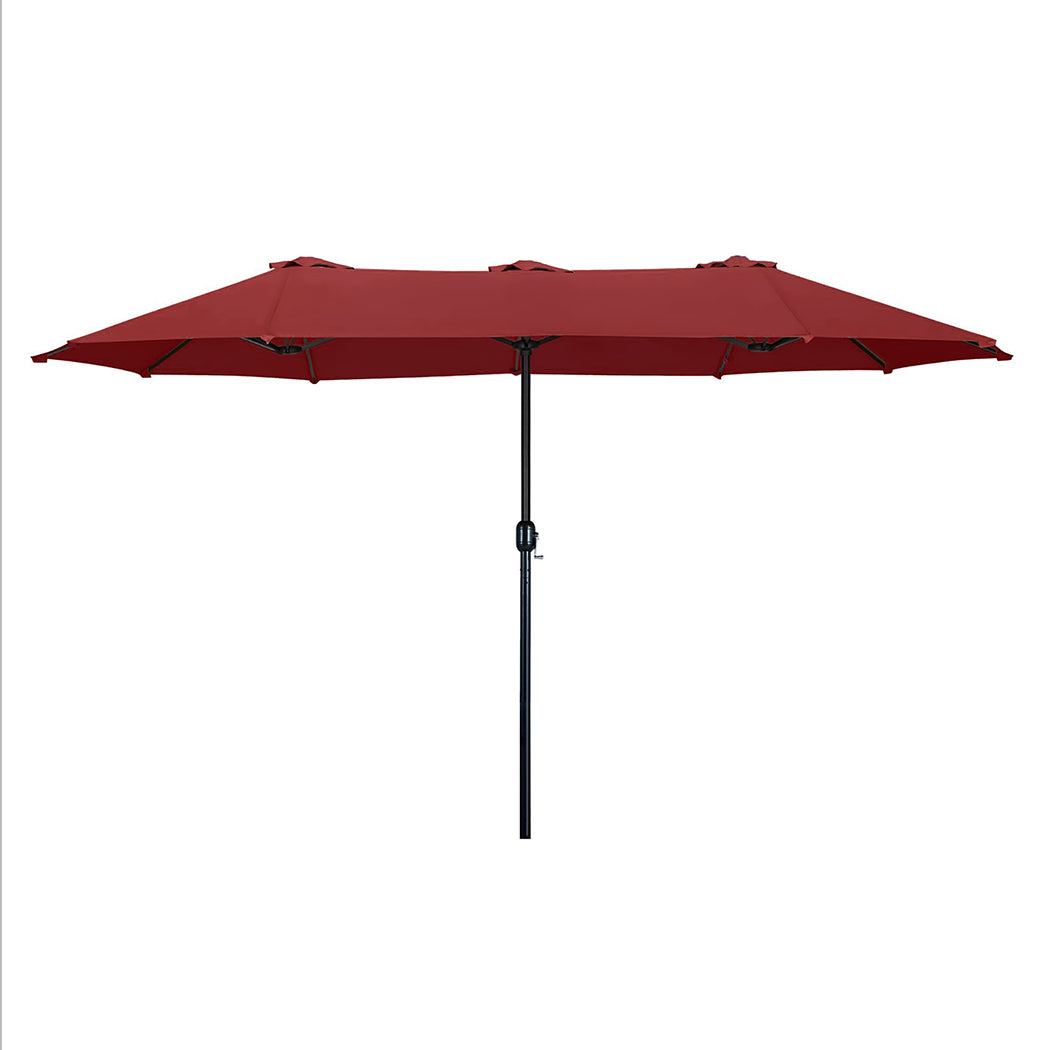 Large Red Parasol Umbrella 200x380x233cm