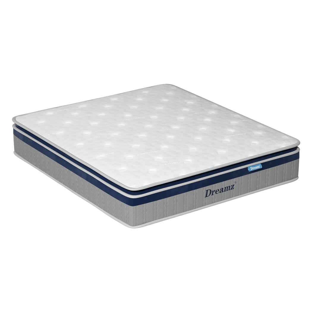 32Cm - Luxury Spring Mattress Pillow Top All Sizes 32CM  Soft Cushion