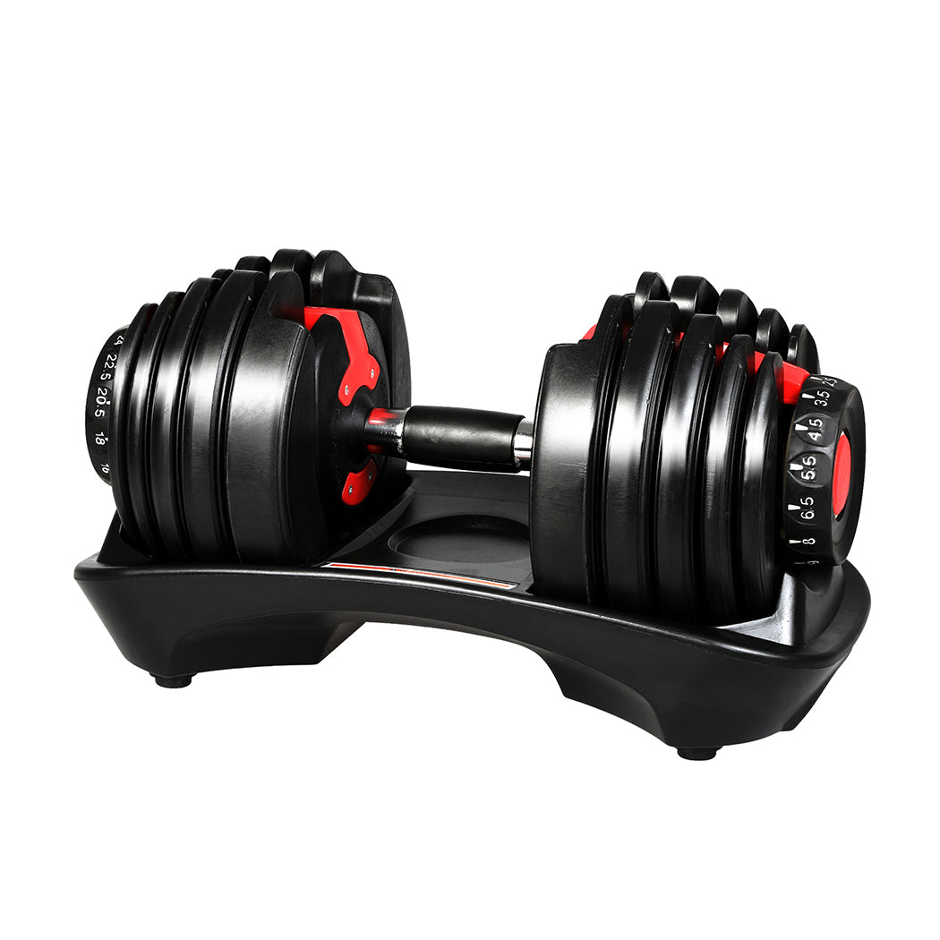 Adjustable Non-slip Steel Gym - Black 45x23x21cm
