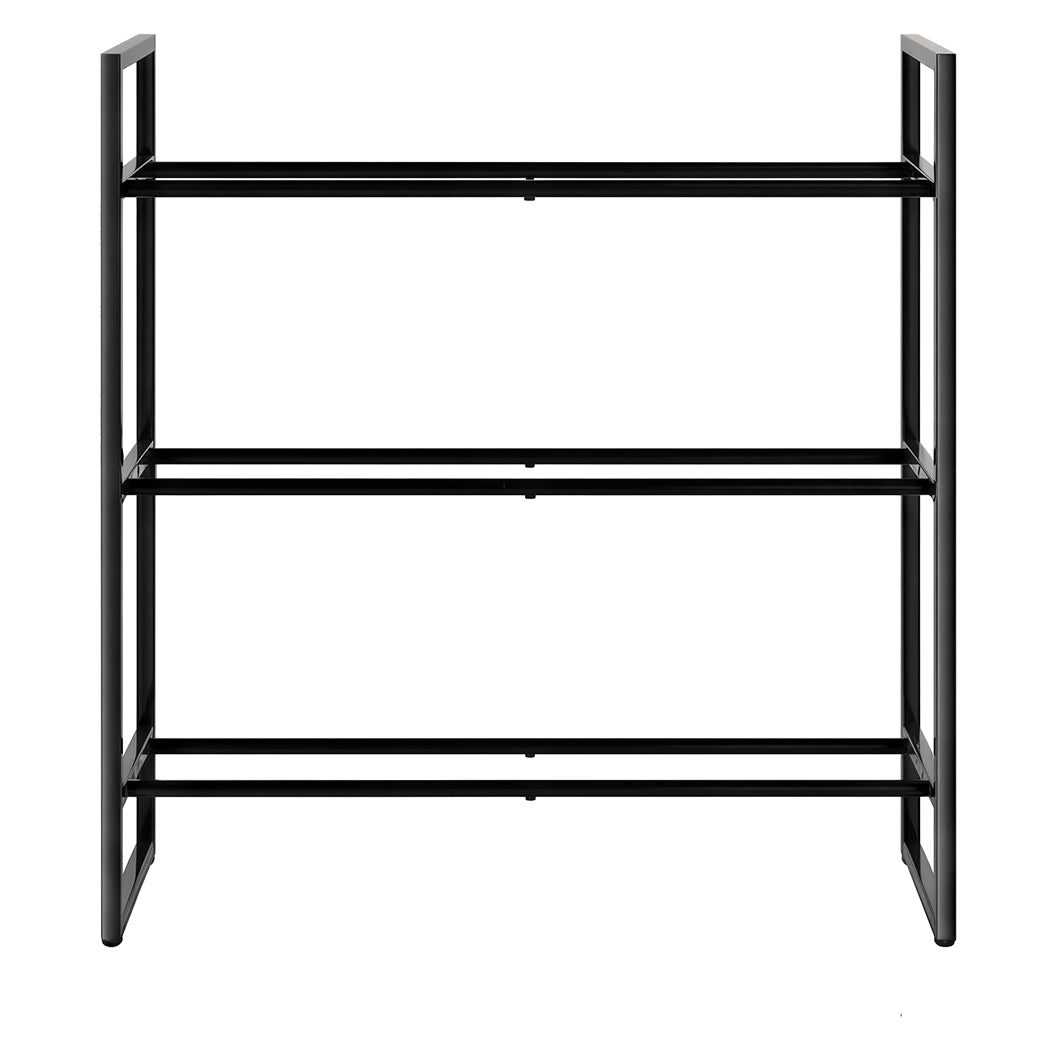 Dumbbell Rack 3 Tier Storage 80x25x80cm