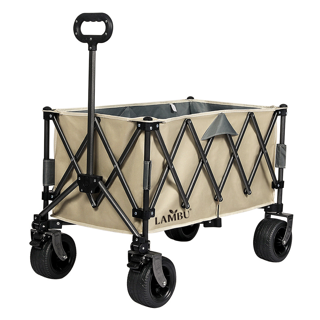 Khaki khaki 98x95x50cm, side view
