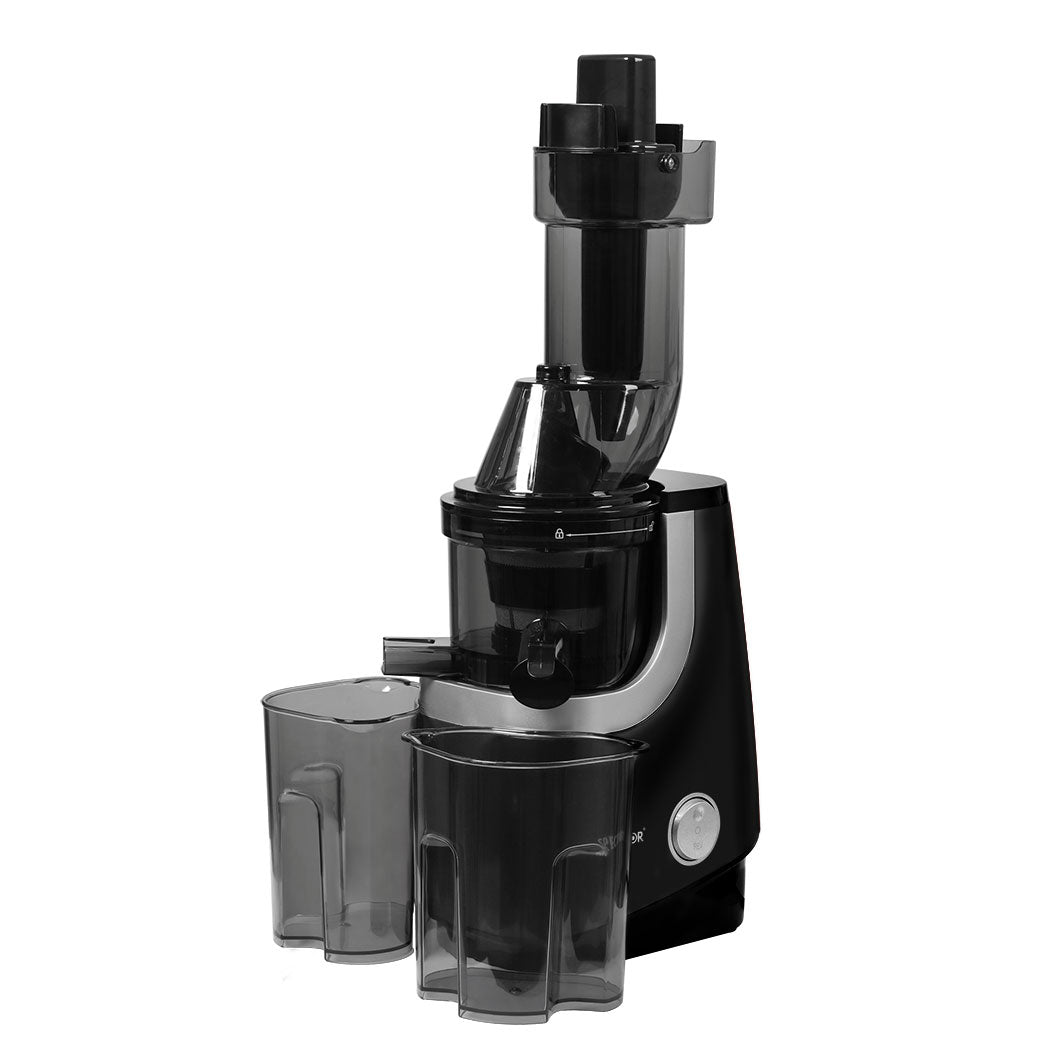 Black colour - Luxury Slow Juicer Cold Press Whole Black  Wood Finish Classic
