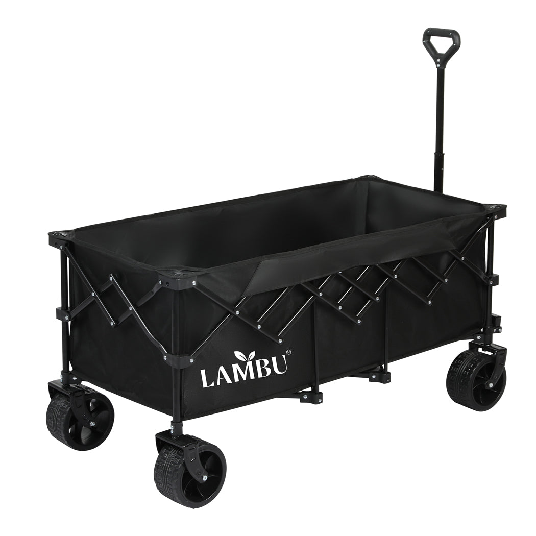 Folding Wagon Cart 300L 126x108x61.6cm