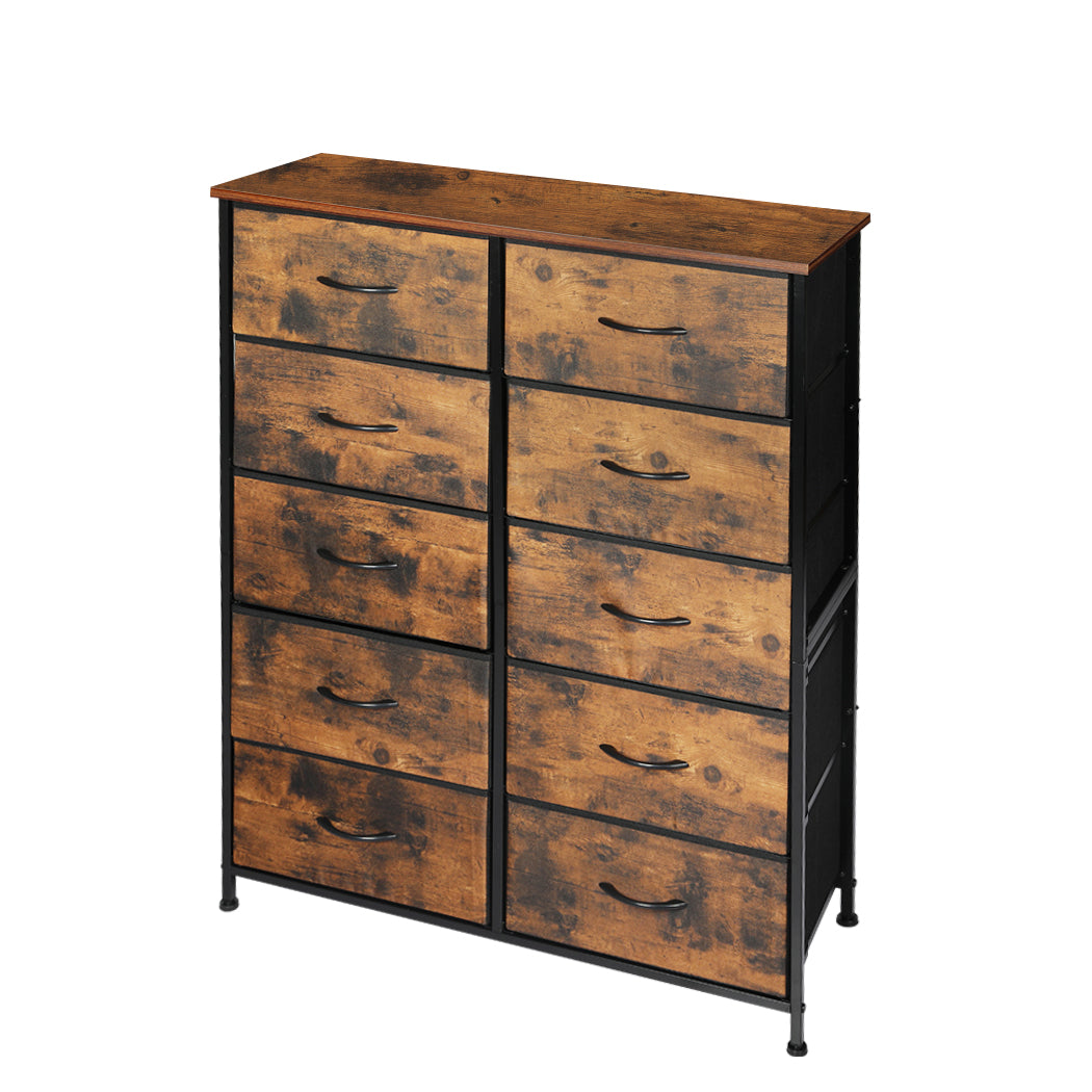 Storage Cabinet Tower Brown 88x30x112cm