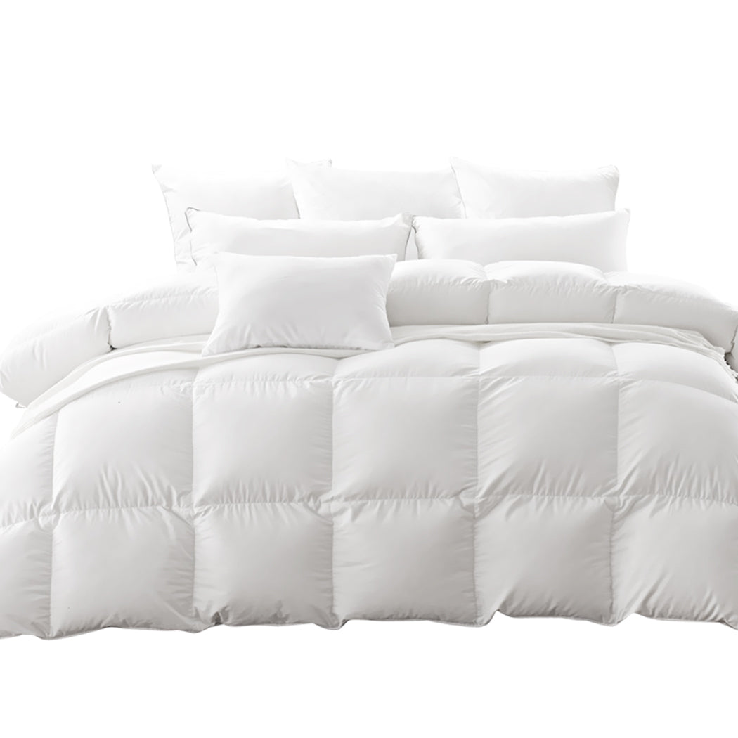 700GSM All-Season Goose Down Quilt King Size Bedding Comforter