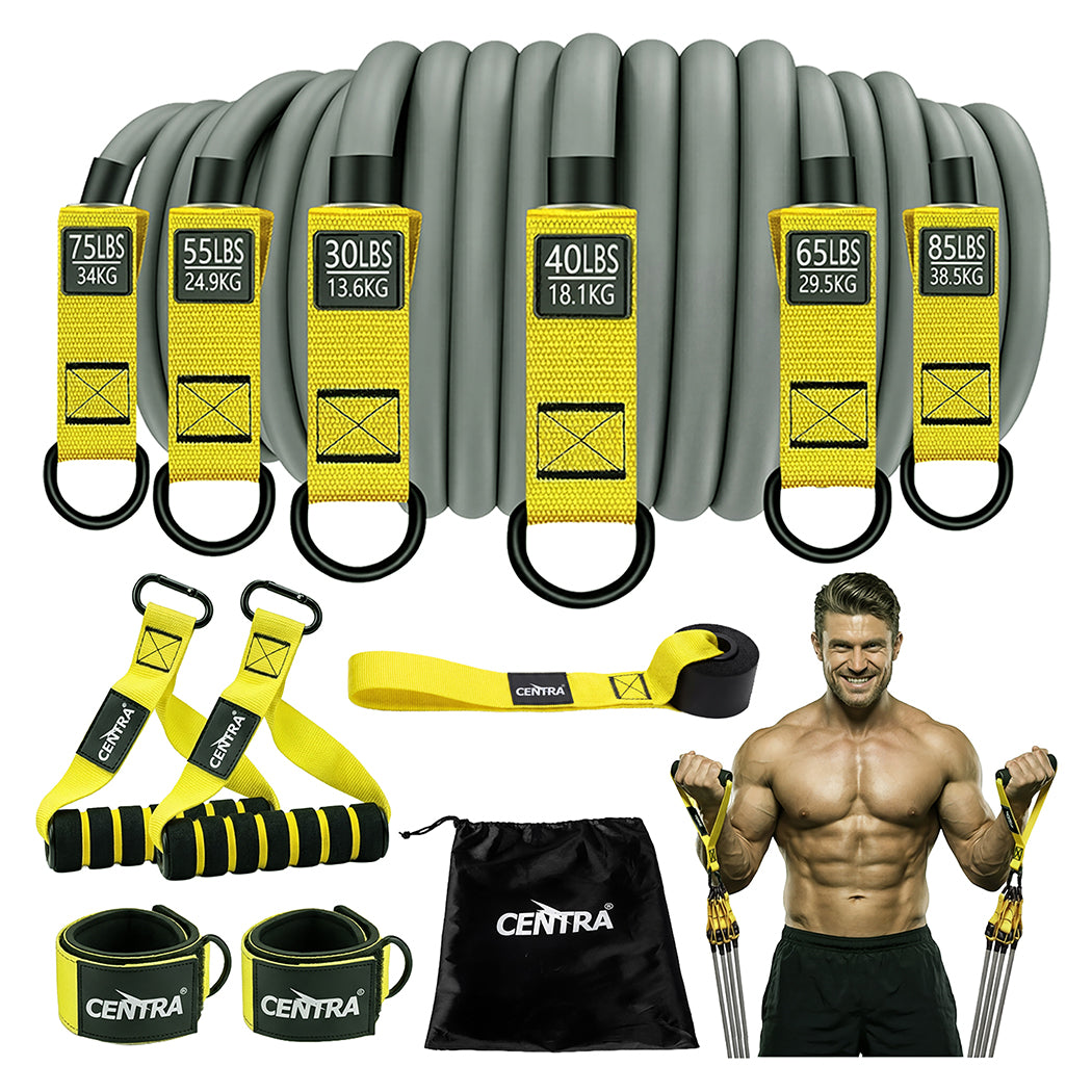 Resistance Bands Set 12Pcs 350LB Workout Kit | Simpledeals