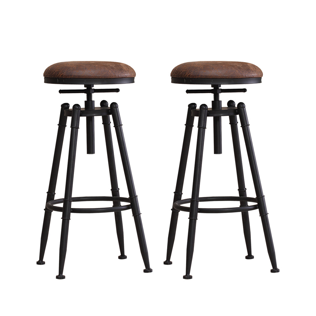 SC9 id - 2x Industrial Bar Stools - Kitchen