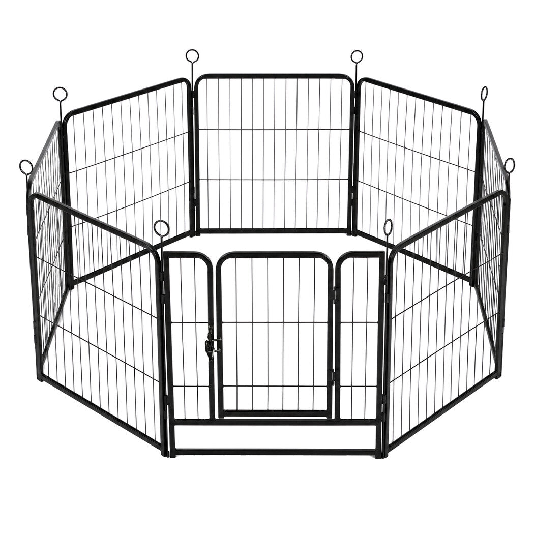 Metal Dog Playpen Foldable 56x60cm