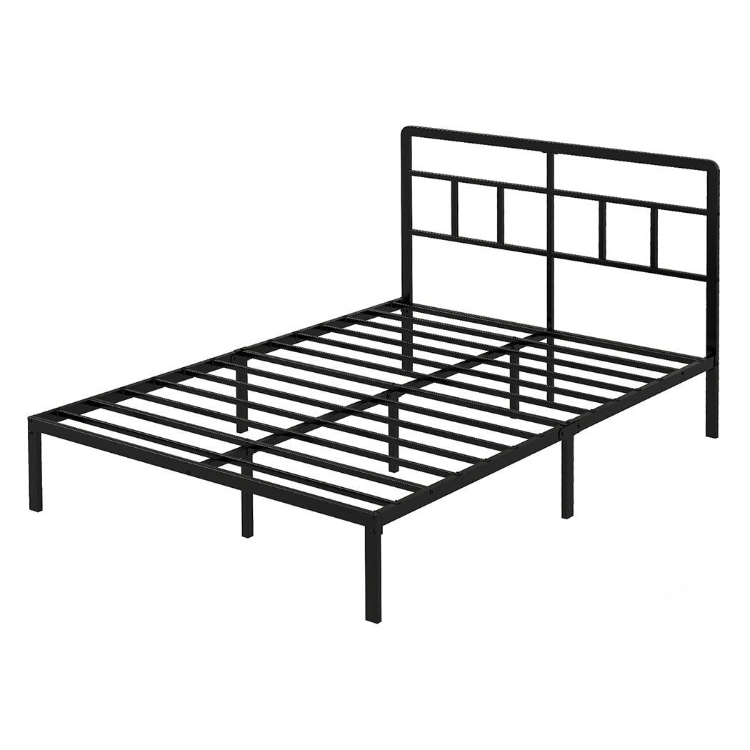 Double Bed Frame Metal Base 120x190cm