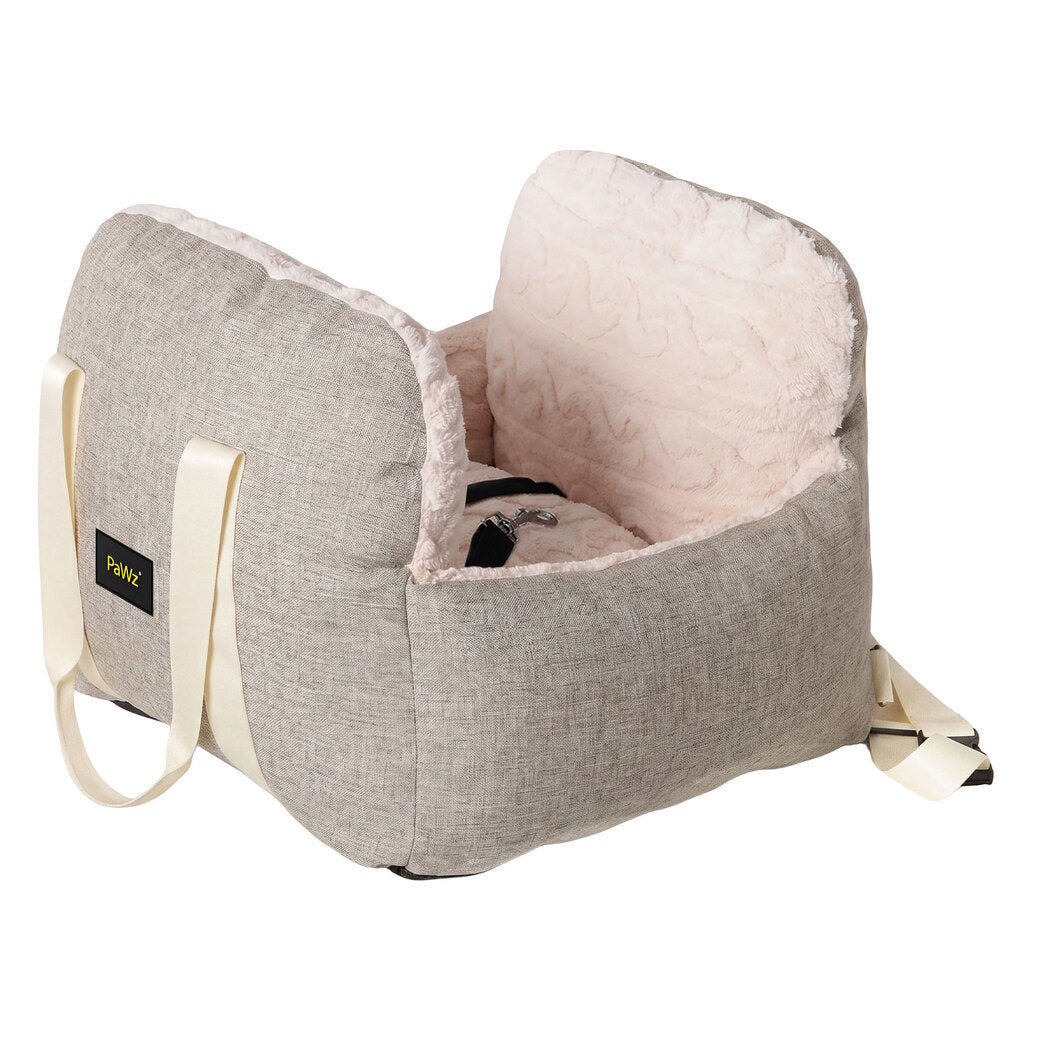 Dog Car Seat Booster Brown 55x53x20.5cm
