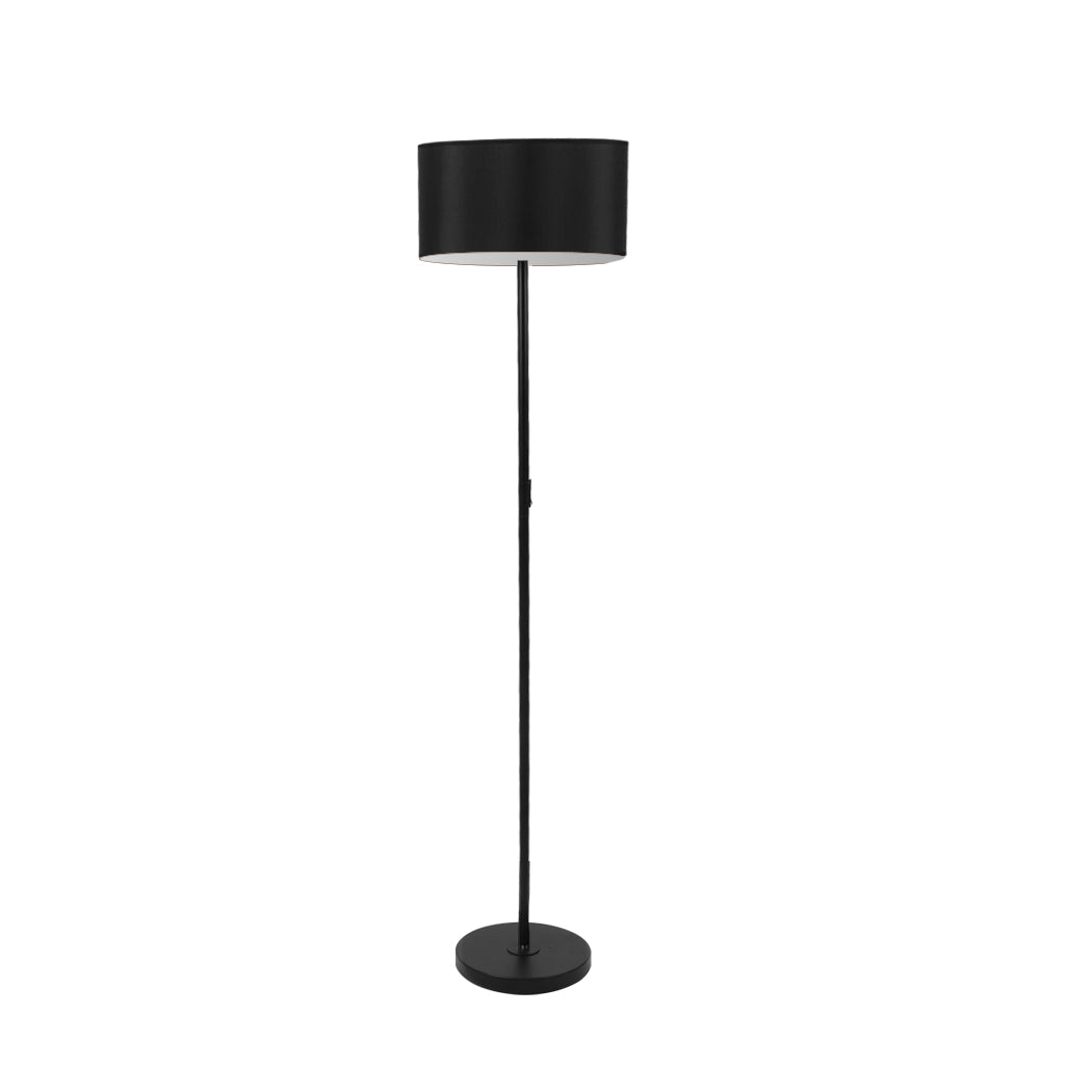 Modern Black LED Floor Lamp Stylish Reading Light Stand