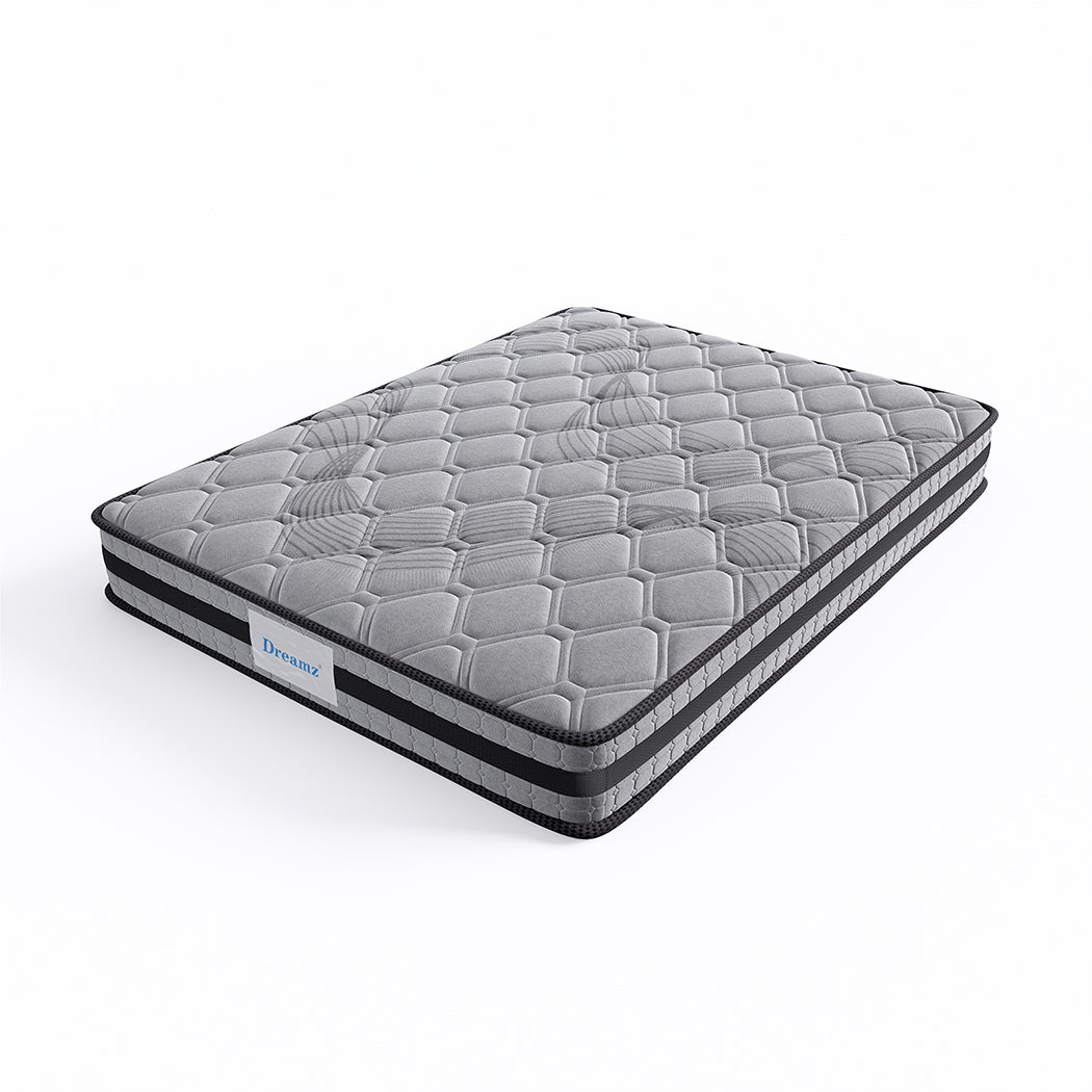 22cm Thick Zoned Support with High-Density Foam Mattress