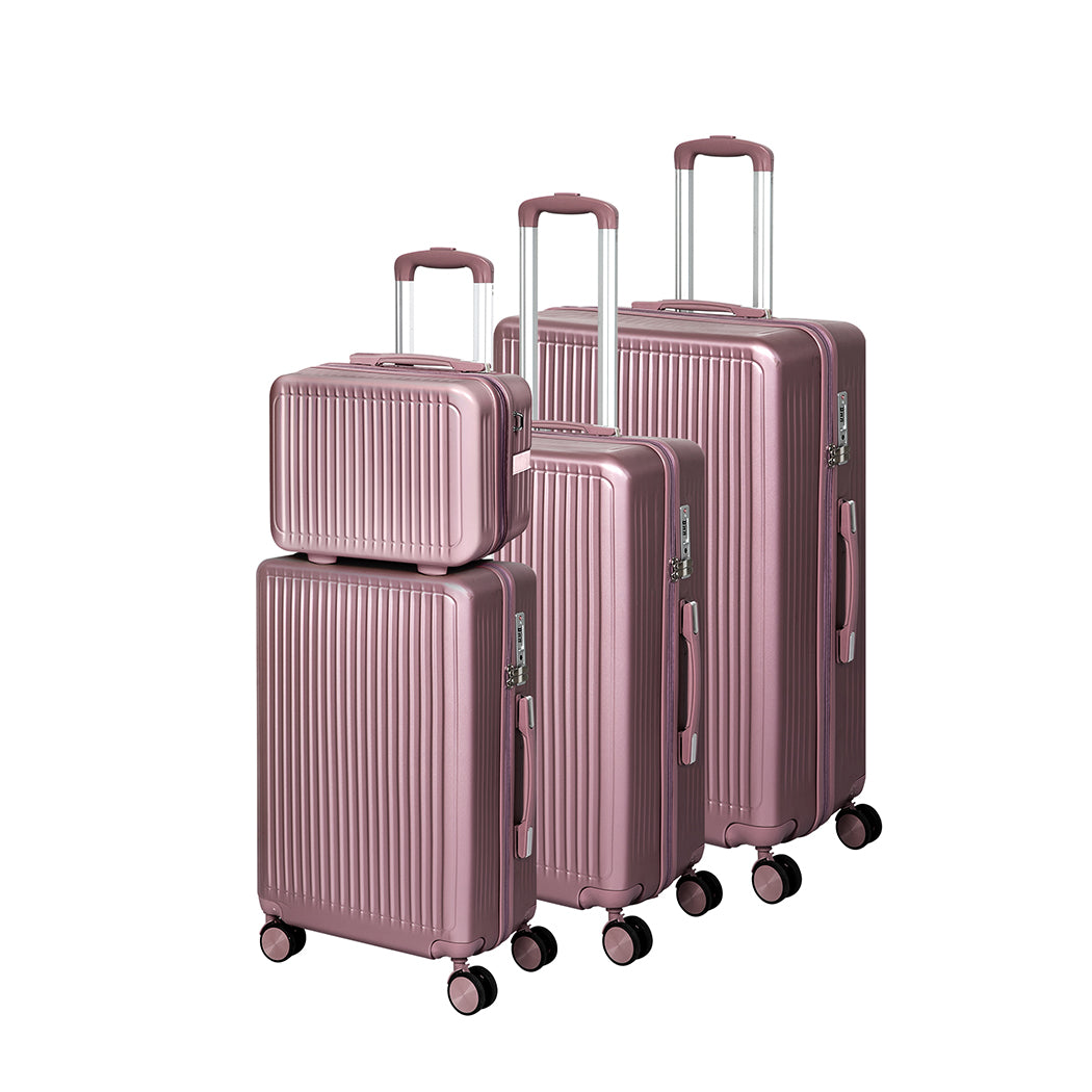 Rose Gold Luggage Trolley Set 33x17.5x23.5cm