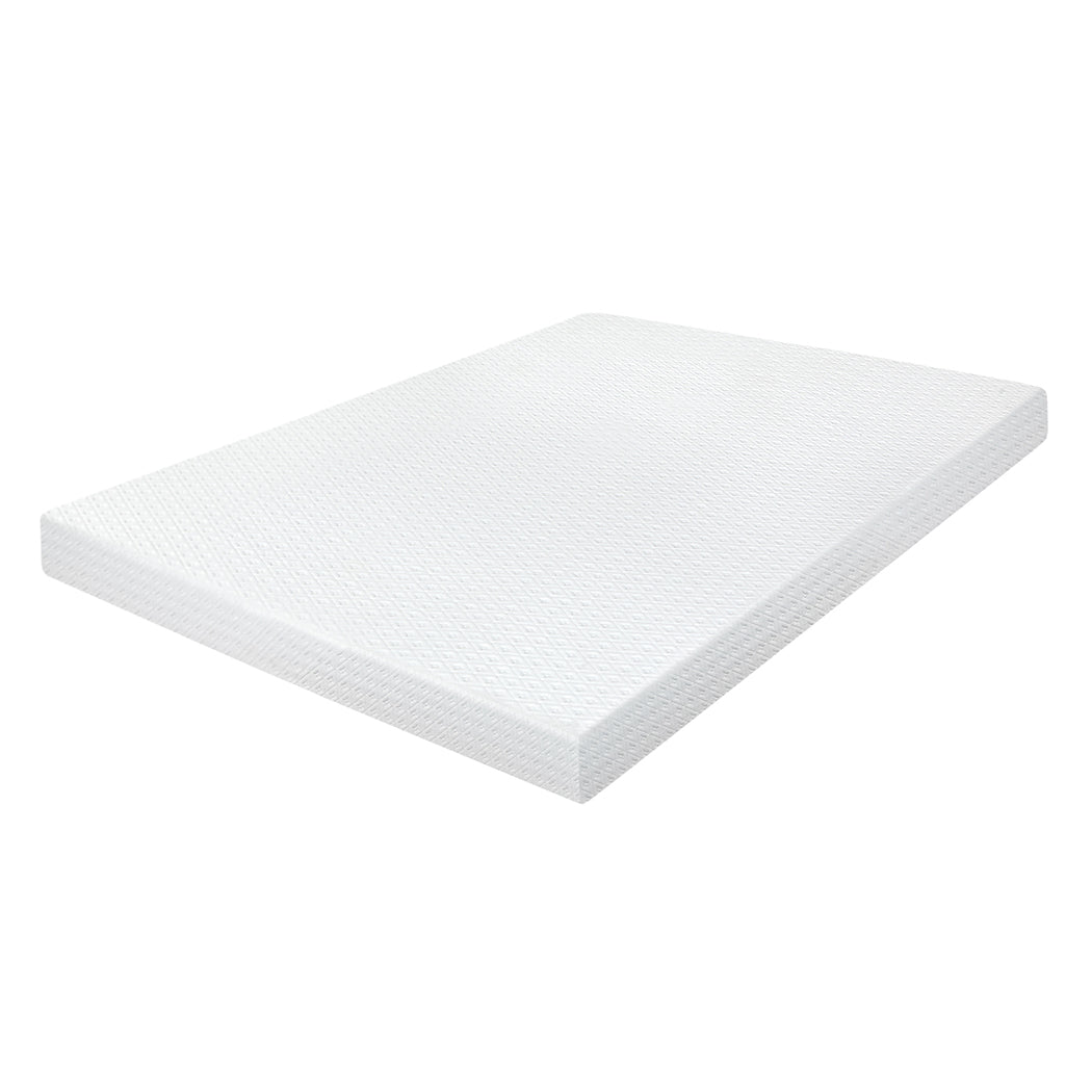 Memory Foam Mattress Topper Dual Layer 190x137x10cm