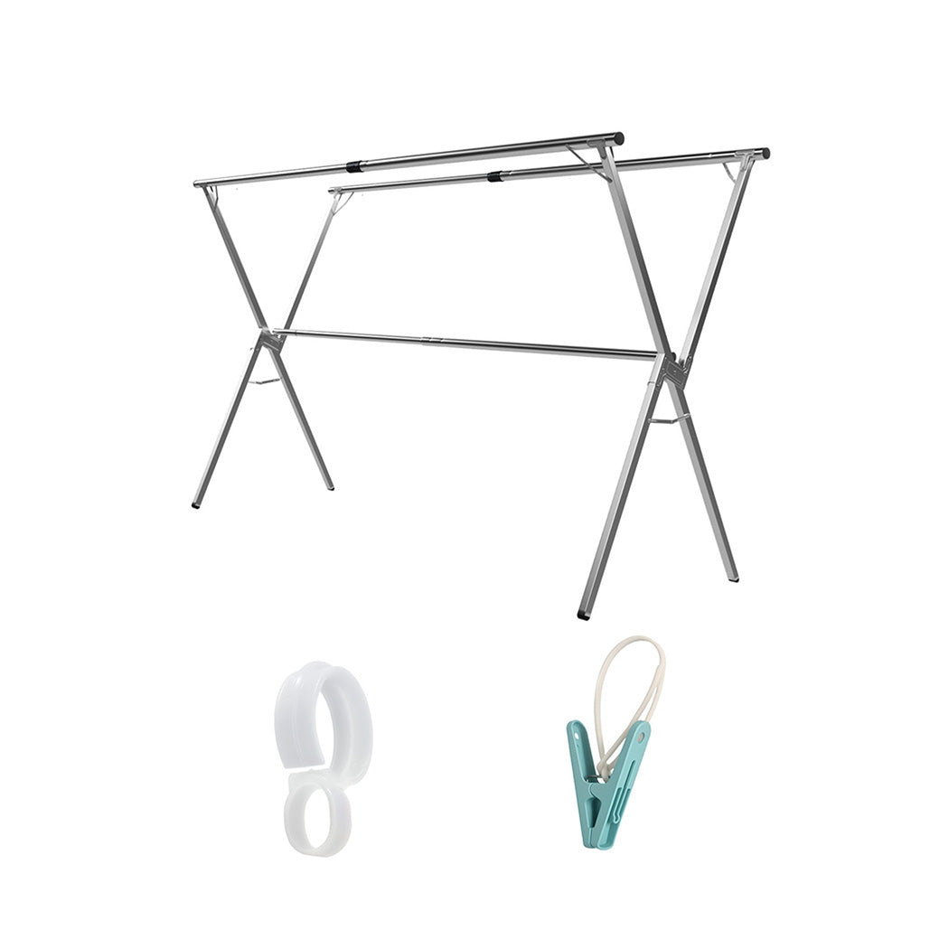 id4 - Minimalist Adjustable Clothes Drying Airer Foldable 150-200cm