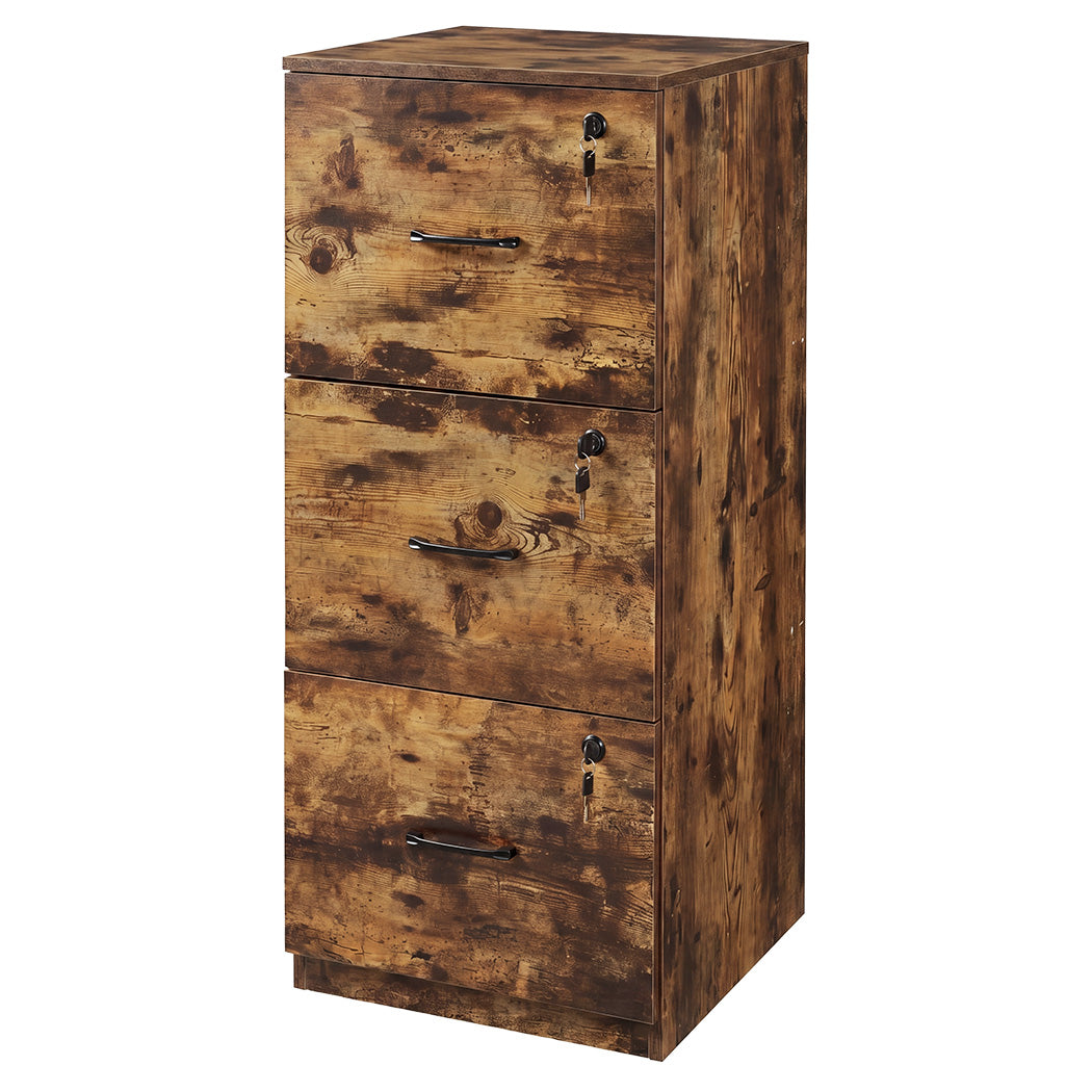 3 Drawer Lockable Filing Cabinet Vertical | Simpledeals