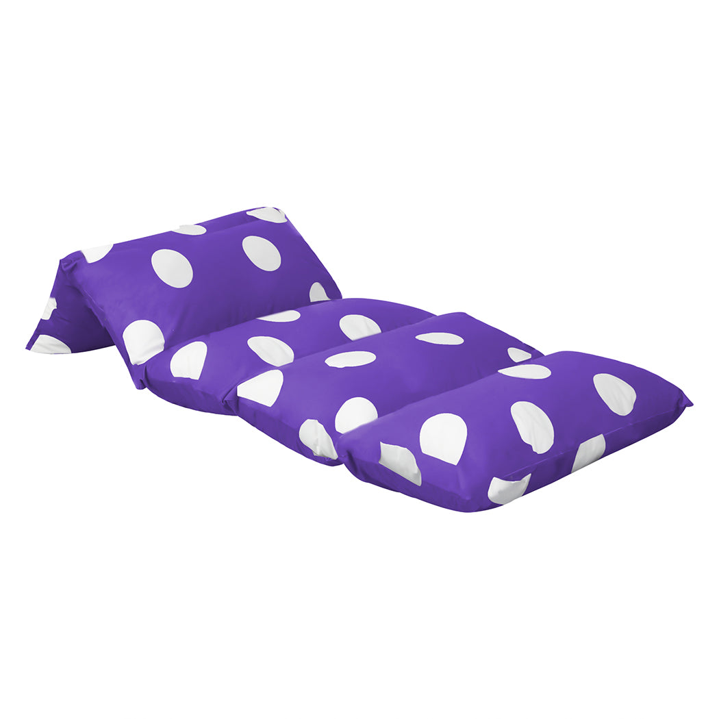 Purple colour - Stylish Foldable Mattress Kids Pillow Purple Large  Adjustable Height