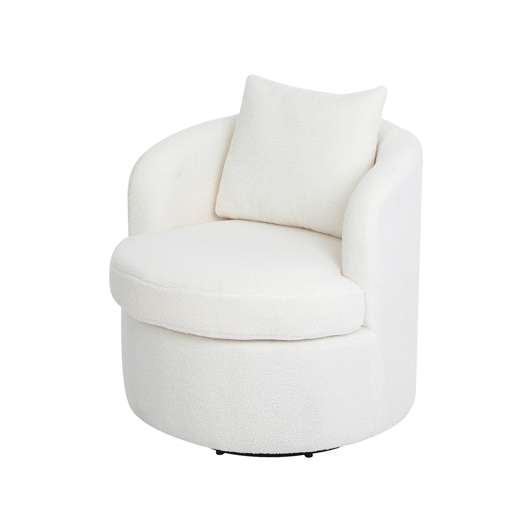 Premium Fleece Swivel Chair  Comfortable Design Classic Durable