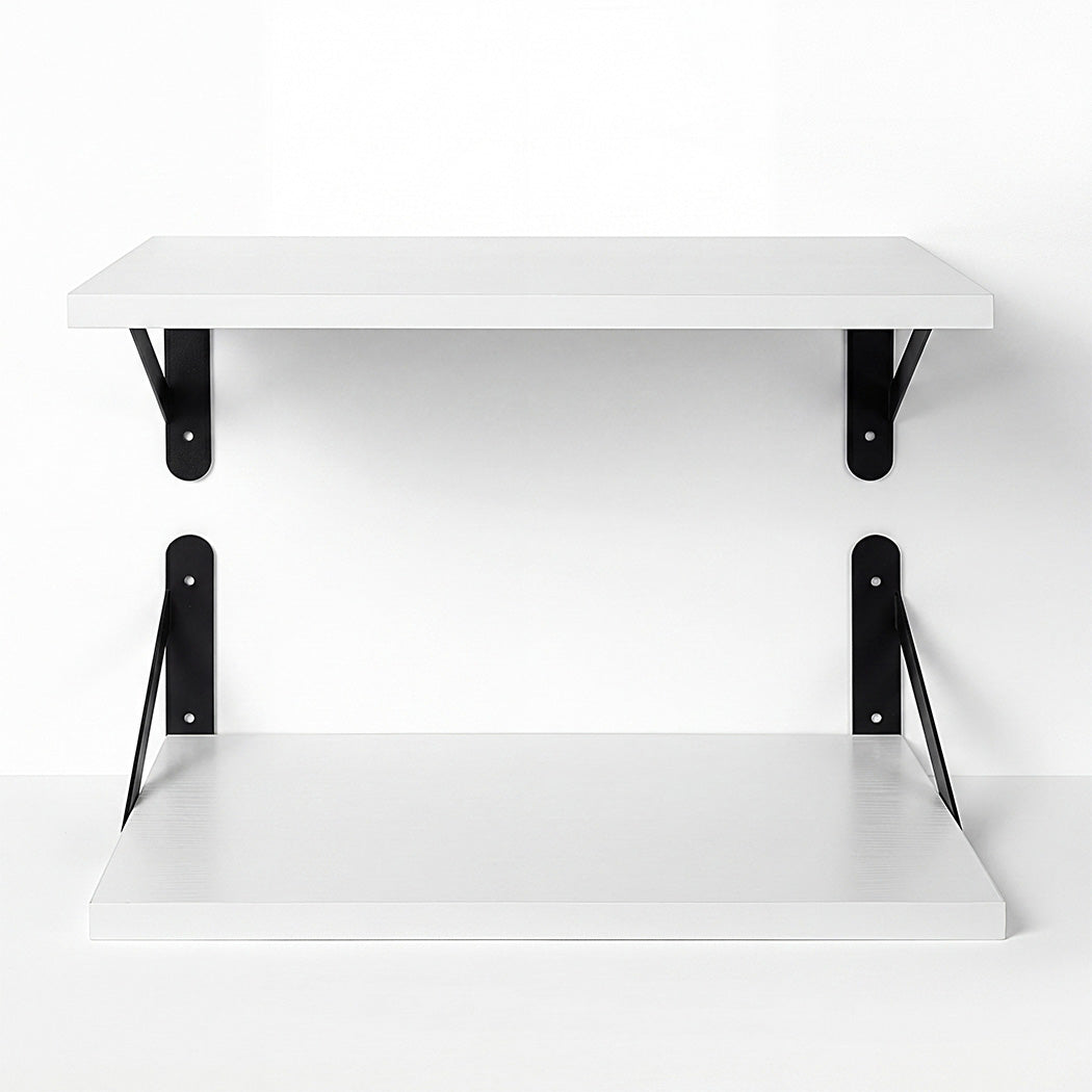 Floating Wall Shelves 2Pcs Deep Mounted | Simpledeals