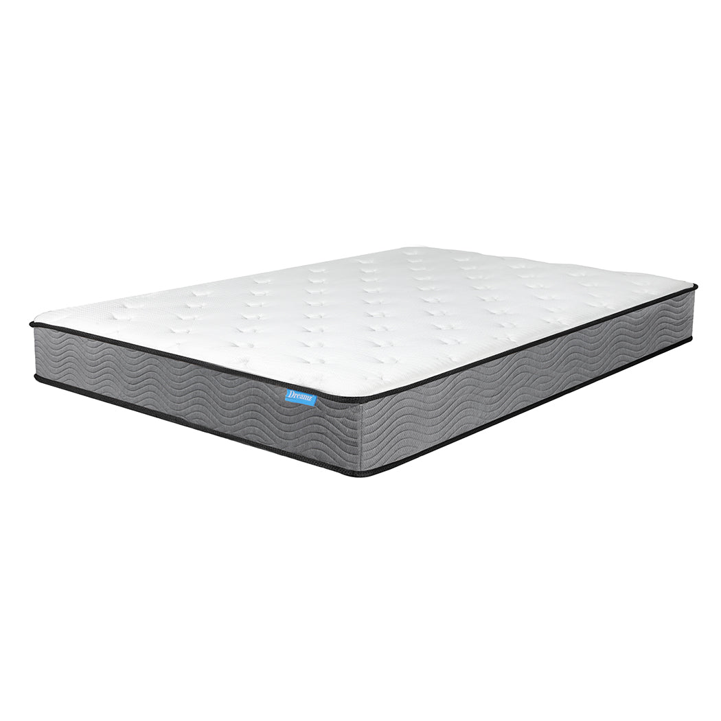 Queen Mattress Pocket Spring Pillow Top Soft Comfort Layer