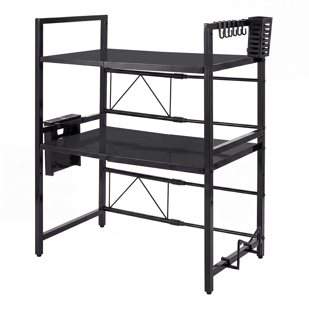 3 Tier Adjustable Microwave Shelf Kitchen Rack | Simpledeals