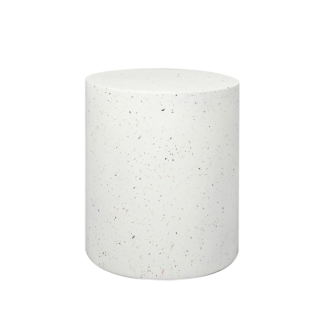 Round Terrazzo Side Table 39.5x39.5x47cm