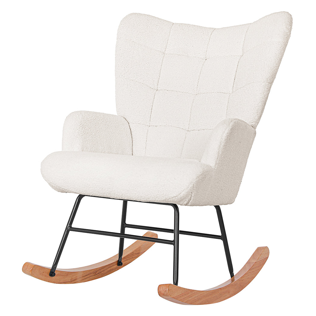 id11&12 - Functional Fleece Rocking Chair  Adjustable Height Classic Durable