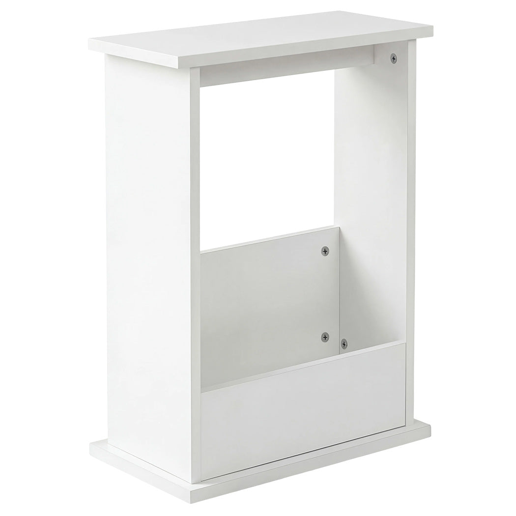 Narrow Side Table Magazine Rack Slim 18cm | Simpledeals