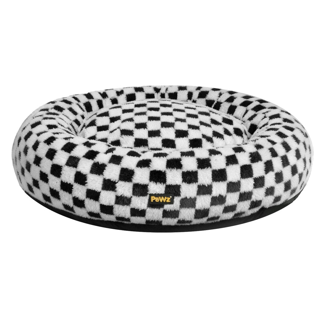 Plush Dog Bed Calming 70x70x11cm