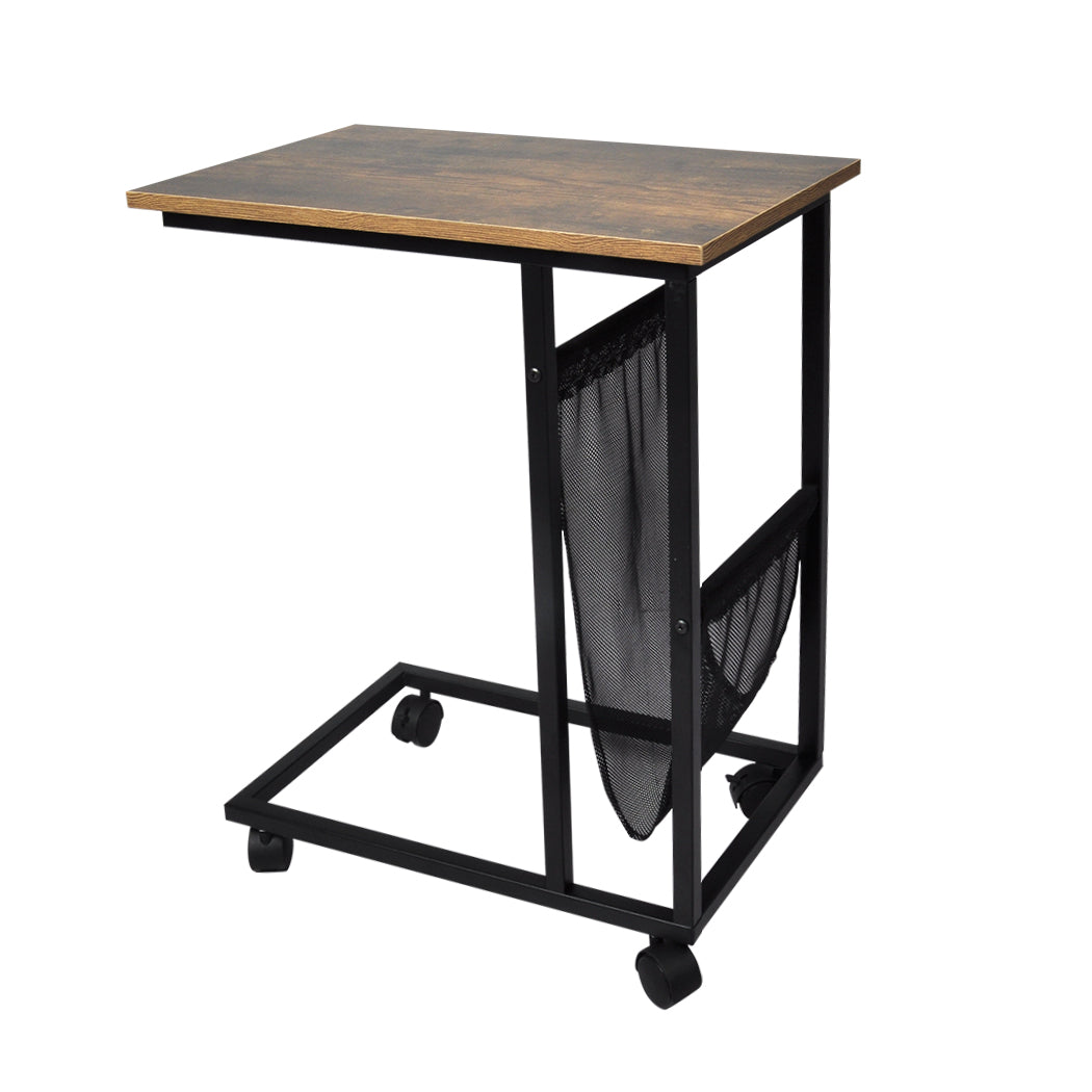 Lockable Steel Table - Black 55x35x69cm