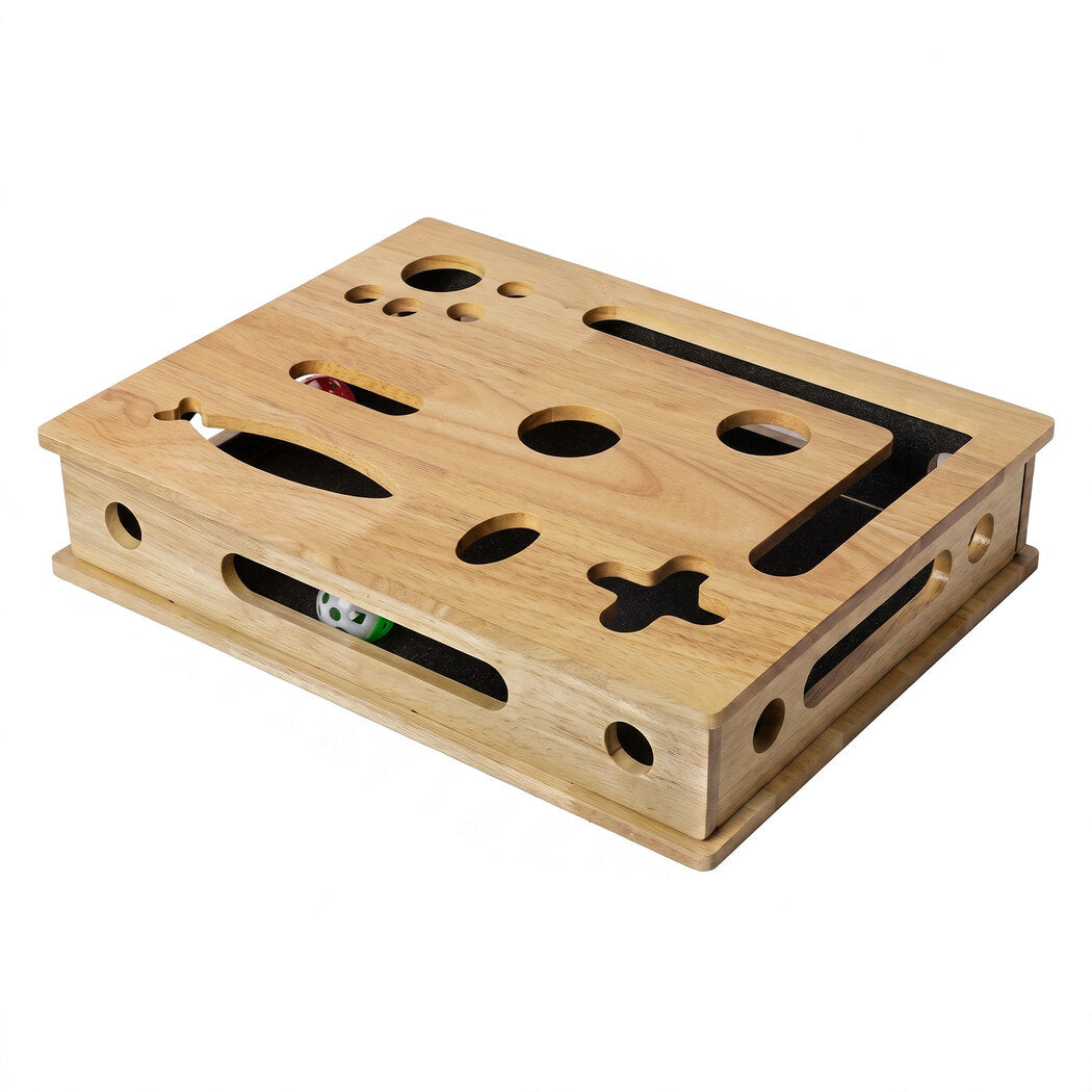 Cat Nail File Scratcher Large Wood 39x30x8cm