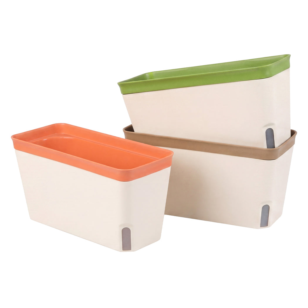 Self Watering Plant Pots 3 Pack Indoor | Simpledeals