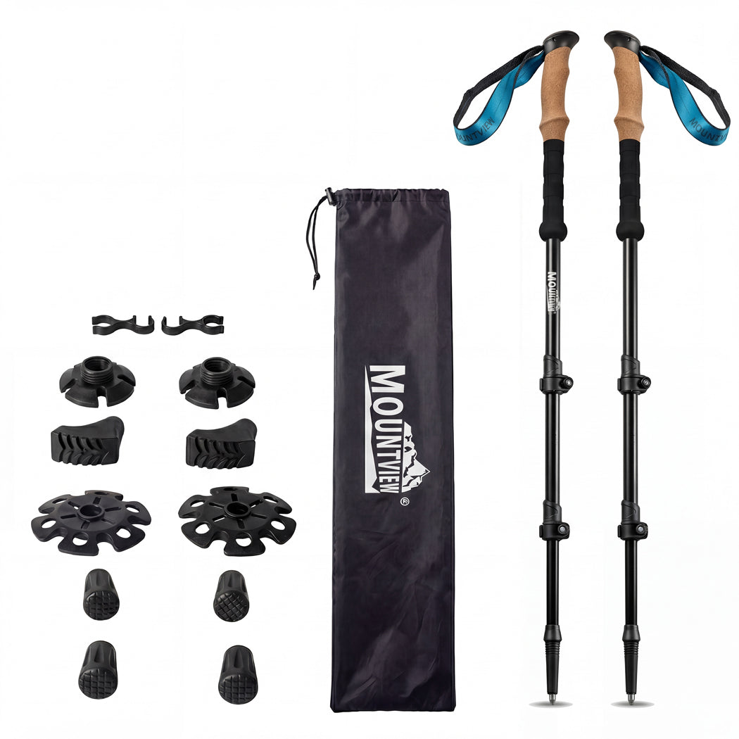 Carbon Fibre Trekking Poles Adjustable Hiking | Simpledeals