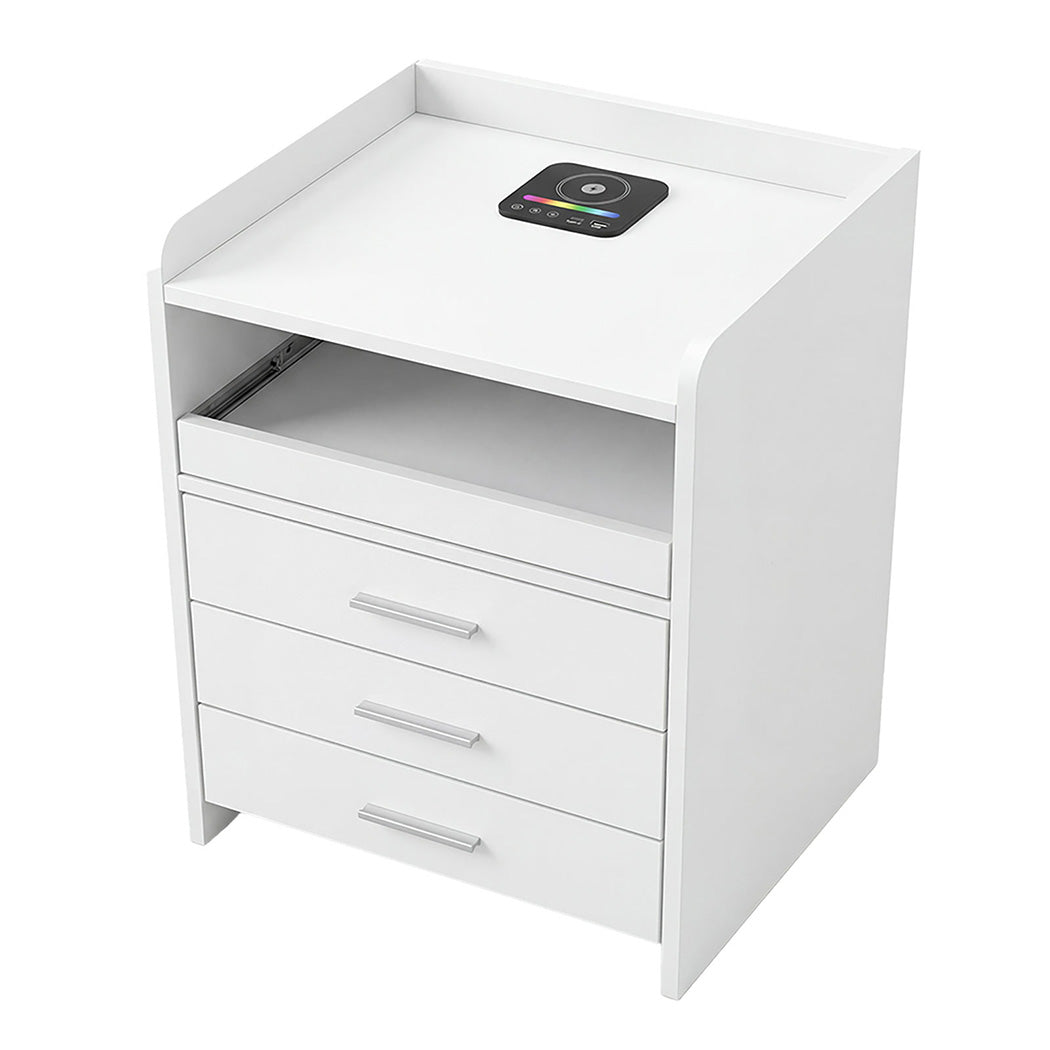 Smart Nightstand Table With Wireless Charging 39.5x31.5cm