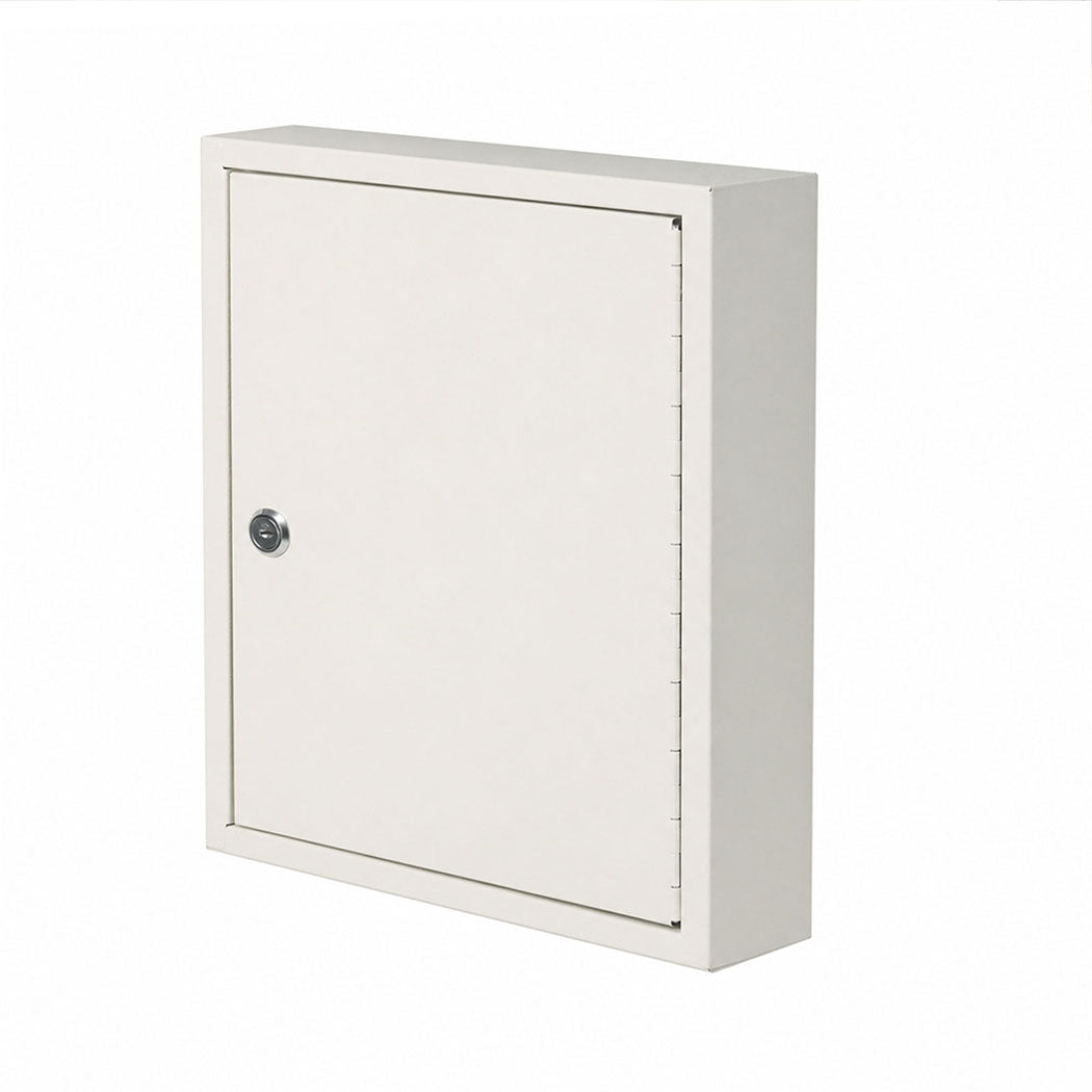 Key Safe Cabinet 42 Key White 35x27x8cm