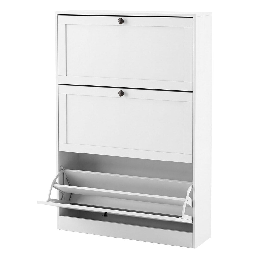 Flip Drawer Shoe Cabinet 3 Drawer Storage Rack | Simpledeals