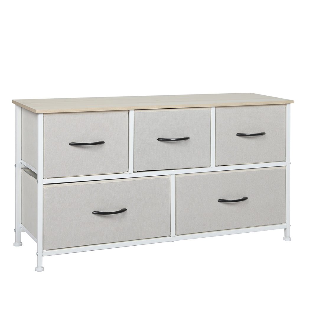 Storage Cabinet Tower Beige 45x30x45cm