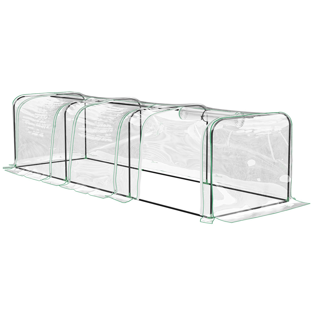 Greenhouse Tunnel Transparent Cover 80x80cm