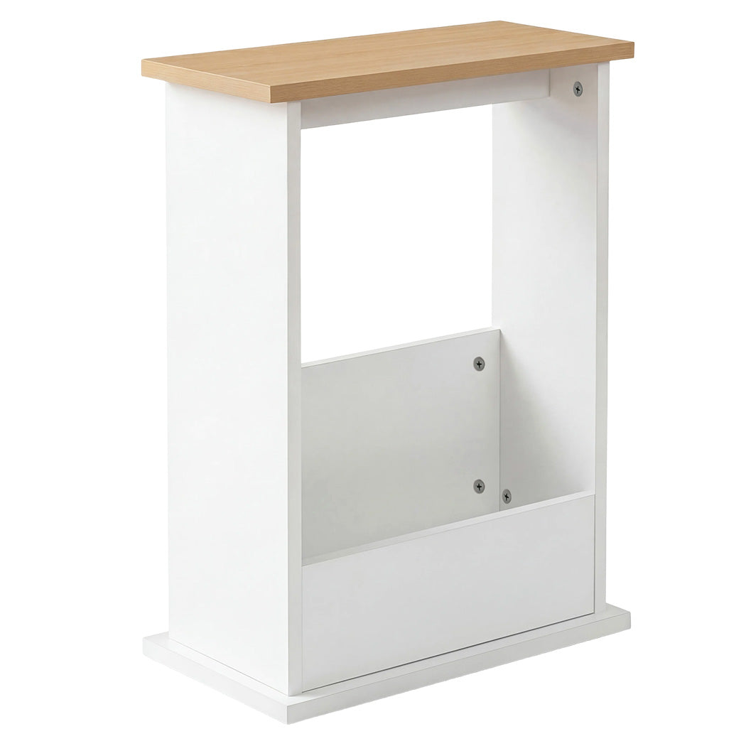 Slim Side Table Magazine Rack Storage | Simpledeals