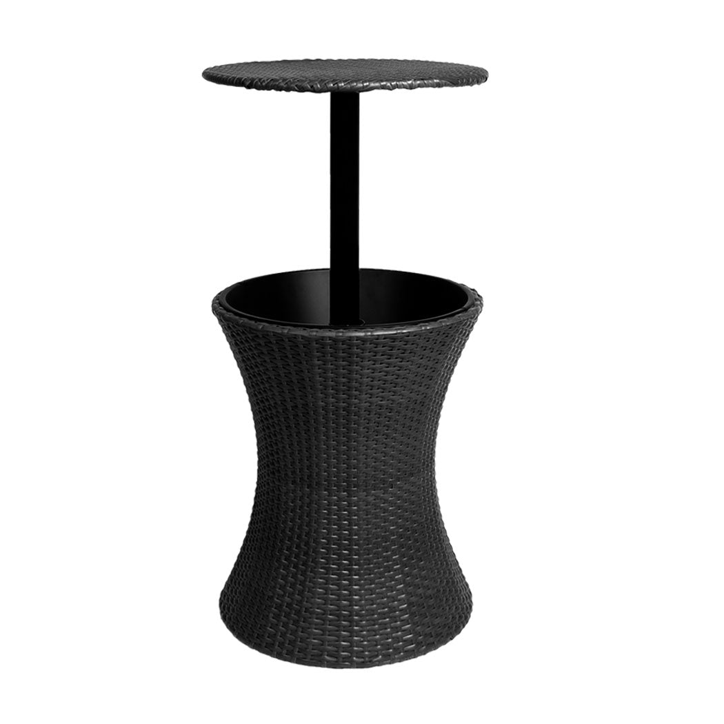 Black colour - Cooler Ice Bucket Table Bar Outdoor Black