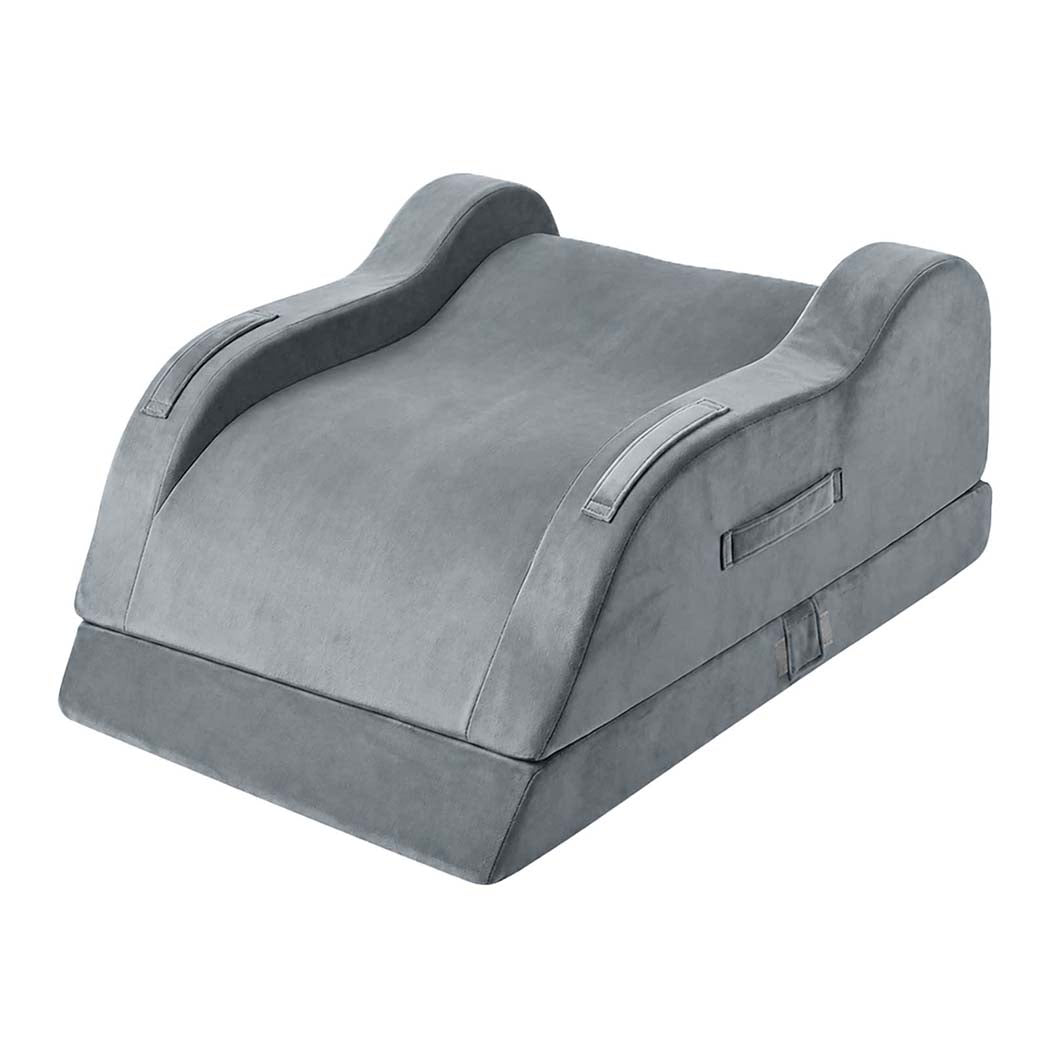 Leg Pillow Double Grey Memory Foam