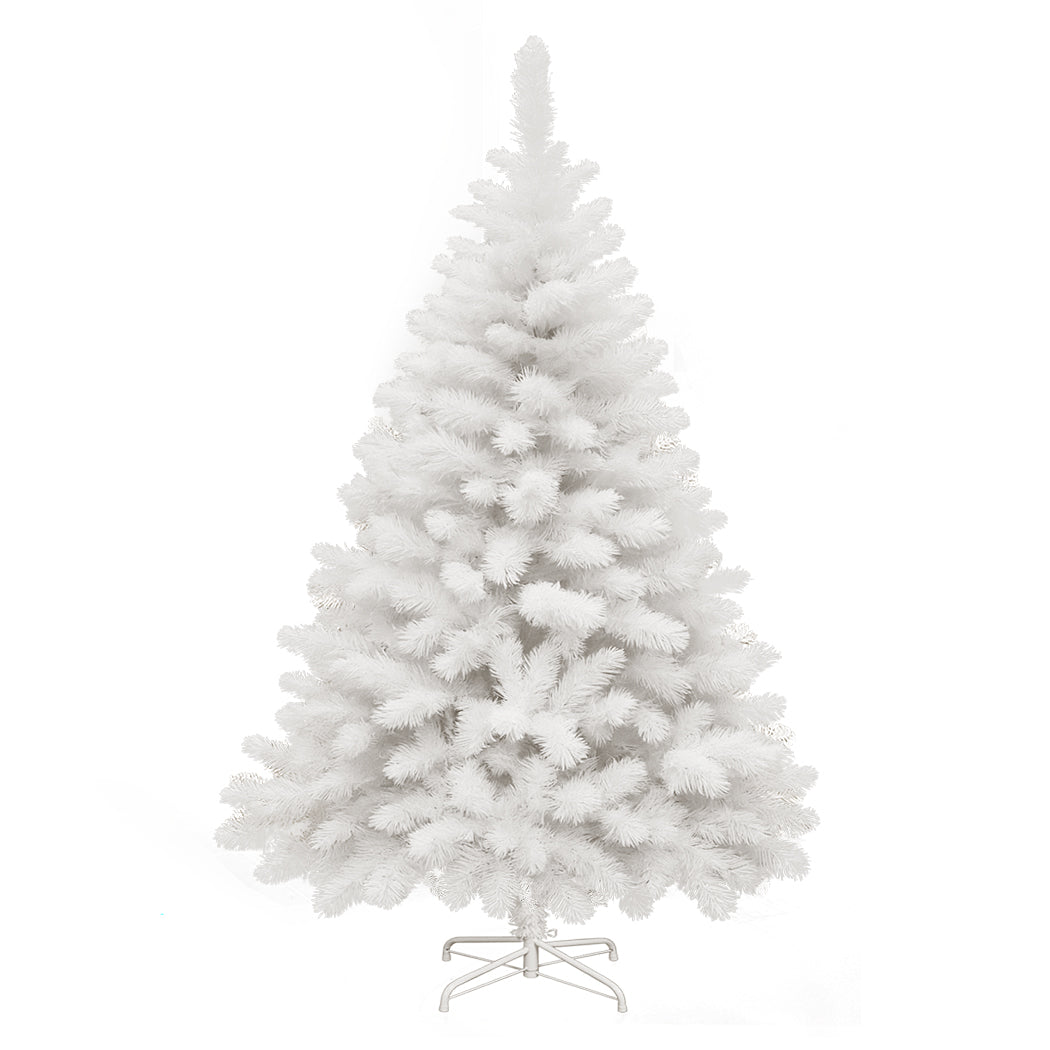 White colour - Ergonomic 1.5M 380 Tips White Christmas Tree  Easy Assembly