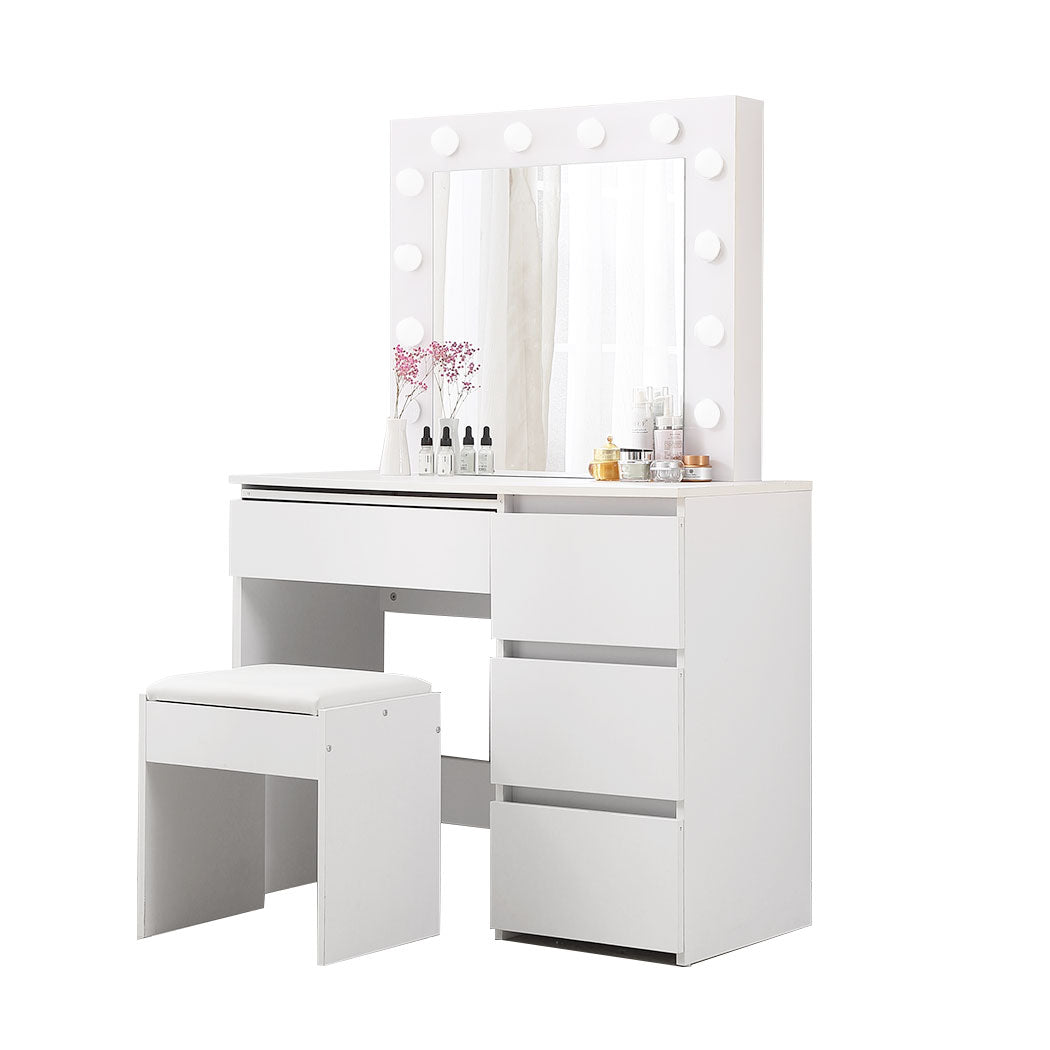 Dressing Table Vanity Set White 55x54cm