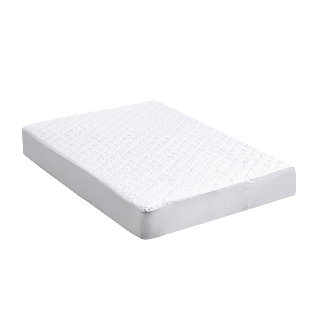 Double Mattress Protector Fully Fitted Waterproof Microfiber