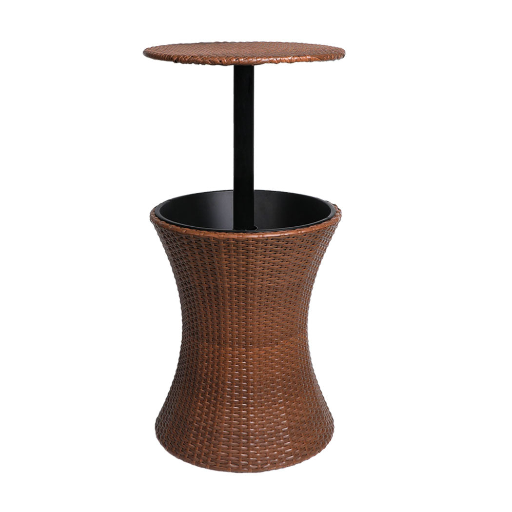 Brown colour - Cooler Ice Bucket Table Bar Outdoor Brown