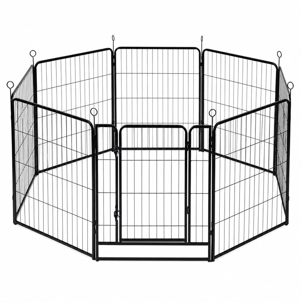 Dog Playpen Folding Steel Pen 68x80cm