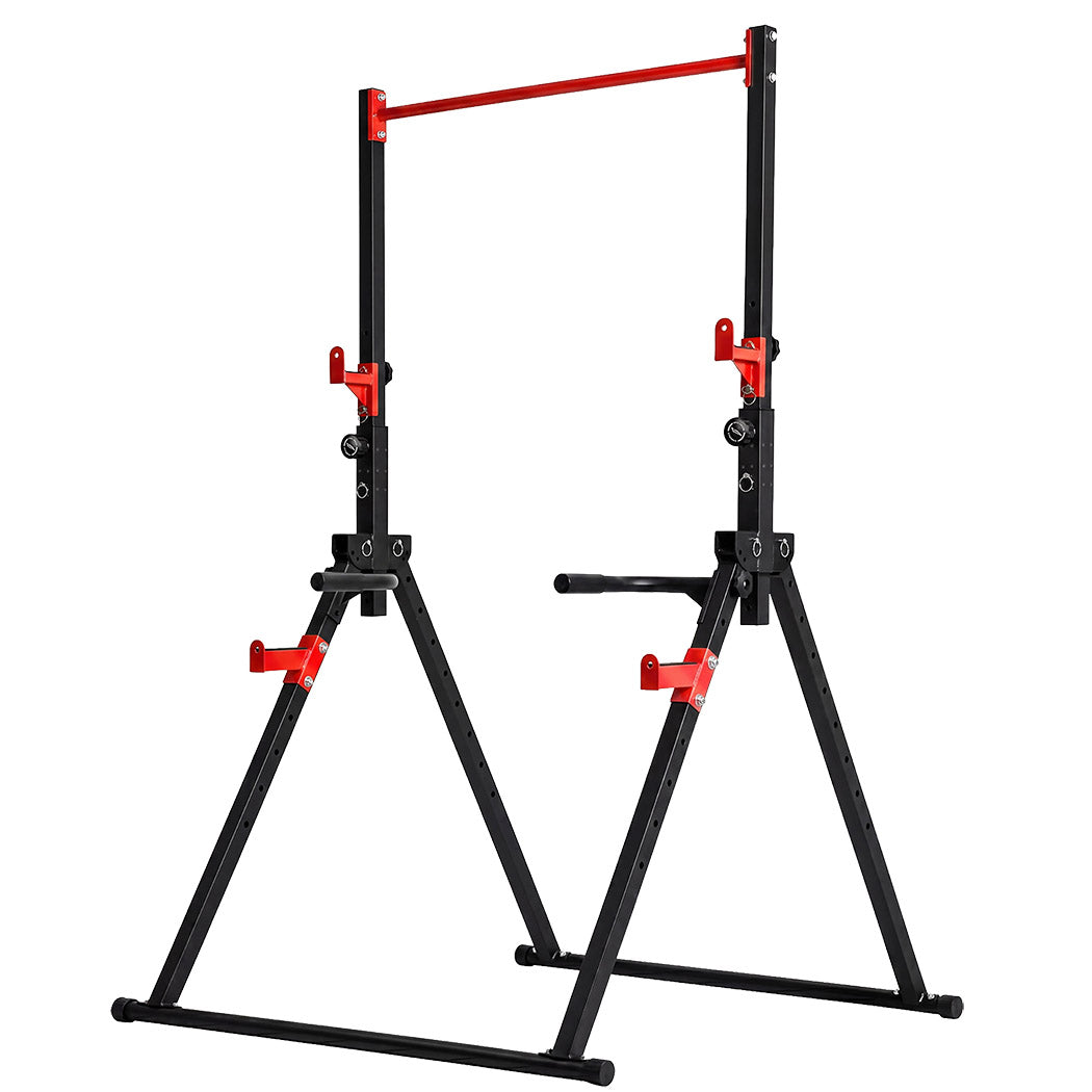 Foldable Power Tower Pull Up Dip Station 220kg | Simpledeals